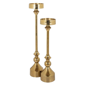 Porte-bougie à bras unique de conception traditionnelle, tailles personnalisées pour la décoration de la maison, les mariages et la table, support de bougie fait main - Product Image 1