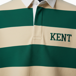 Chemise à manches longues unisexe en molleton 100 % coton 330 GSM respirant, brodée, unie, style rugby, pour homme, streetwear, OEM - Product Image 5