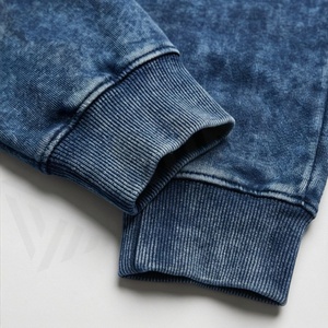 Chándal con Capucha Estampado para Hombre, Logotipo Personalizado, Venta al por Mayor, Alta Calidad, Dos Piezas, Algodón Lavado con Ácido, OEM, Ropa Premium para Adultos - Product Image 6