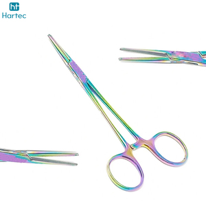 เครื่องมือผ่าตัดแบบใช้ซ้ำได้, ผลิตภัณฑ์ชั้นนำ 5.5 ล็อคพร้อมด้ามจับสีรุ้ง ผู้จัดจำหน่ายที่ดีที่สุด คีลี่ คีมหนีบห้ามเลือด - Product Image 5