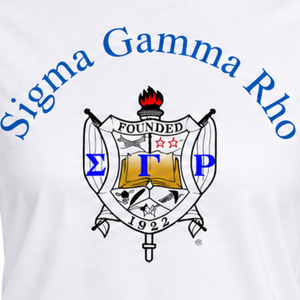 เสื้อยืดแขนยาว Sigma Gamma Rho White 1922 Shield Crest ผ้าฝ้ายนุ่มลายกราฟิกคลาสสิกของชมรมกรีก สำหรับใส่ลำลองทุกวัน - Product Image 6
