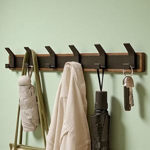 Premium Wooden Wall Hanger Wholesale Price Stylish Wall <b>Hooks</b> for Entryway Bedroom and Home Organization - Product Image 4