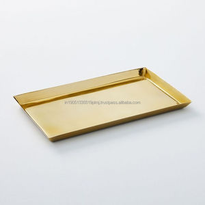ถาดเสริฟโลหะสำหรับร้านอาหารและโรงแรมสุดหรูถาดเสิร์ฟอาหารในบ้านและห้องครัว - Product Image 6