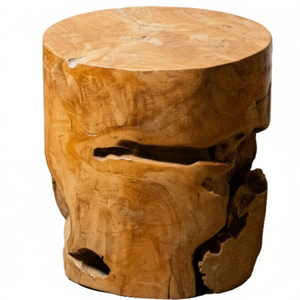 ARTERRA Premium Solid Wood Rustic Charm For Hotel Apartment Warehouse Living Spaces Round <b>Stool</b> Natural Beauty Sturdy Functional - Product Image 2