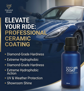 ECOWAY C517-MS 30ml Anti-Contamination Automotive <b>Ceramic</b> Coating with 9H Hardness Nano <b>Paint</b> Shield for Professional Detailing - Product Image 6