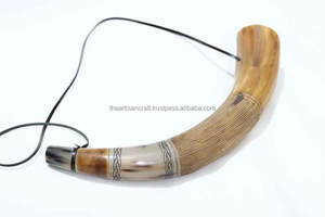 Batalla pulida que suena el cuerno de guerra que sopla la decoración y el recuerdo elegantes del hogar - Product Image 4