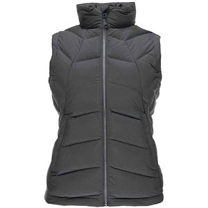 Gilet matelassé en toile d'hiver avec fermeture éclair, logo personnalisé, vêtement de rue, manteau sans manches tendance pour femme, gilet équestre respirant - Product Image 1