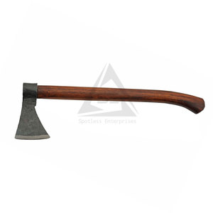 Custom Size & <b>Weight</b> High Quality Flat Backed Bearded Axe with Wood Handle for Wood Cutting-Low Price Hot Selling Bulk Quantity - Product Image 3