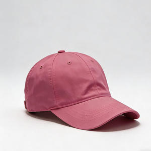 Gorra de Béisbol Unisex Negra de 5 Paneles de Algodón con Bordado 3D, Cierre Ajustable con Adhesivo Mágico, Color Sólido Informal de Verano para Hombre - Product Image 1