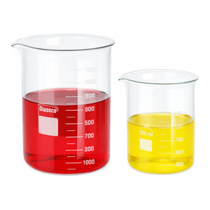 Heavy-Wall Borosilicate <b>Glass</b> Beaker 100-3000ml <b>Heat</b> <b>Resistant</b> Laboratory Glassware by Glassco - Product Image 1