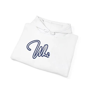 Sweat-shirt à capuche unisexe Whi, coupe classique, 100% coton molletonné, pull décontracté avec poche, écologique, imperméable, hiver - Product Image 5