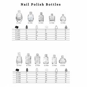 Flacons de vernis à ongles en plastique élégants pour salon de beauté et kits de manucure personnels disponibles à prix raisonnable - Product Image 1