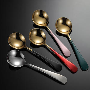 Juego de Cubiertos Super Sell 2026 con Cuchara de Acero Inoxidable y Acabado Dorado en Venta por M.I.G. EXPORTACIONES. - Product Image 2