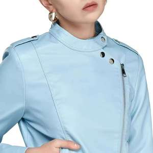 Chaquetas de Cuero para Mujer al por Mayor, de la Mejor Calidad, Ropa de Invierno de Venta Caliente, Chaqueta de Cuero Transpirable Personalizada para Mujer - Product Image 5
