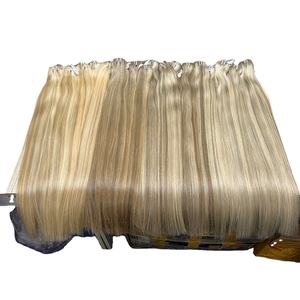 Extensiones de cabello humano Remy Virgen sin procesar 100 de alta calidad con hermosos colores - Product Image 4
