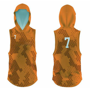 Sweat à capuche athlétique léger en tissu doux et à coutures renforcées – Option fournisseur d'uniformes 7v7 - Product Image 5