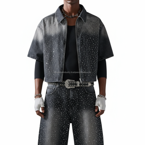 Survêtement unisexe avec strass, broderie personnalisée, OEM, vente en gros - Product Image 1