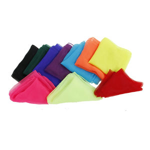 GISCO/CUSTOM Customized Unisex Juggling Scarves Square Juggle Soft Silk Tulle Nylon Dance Bright Colors 10 Colours Different - Product Image 5