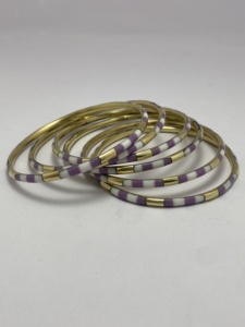 Brass Resin Stylish Orange Fashion <b>Bangle</b> Unique Gift for Women Bohemian Brass <b>Bangles</b> be <b>loved</b> one Handcrafted - Product Image 3