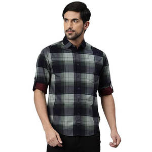Manga larga de algodón sin arrugas para hombre de alta calidad para camisas de vestir con cuello de Polo diseño de botones personalizable de primavera para - Product Image 2