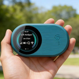 DNXT 4G LTE Cat4 Dual-Band WiFi6 Portable Outdoor <b>Router</b> with Firewall 300Mbps Mini Design Type-C 3000mAh Battery - Product Image 1