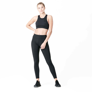 Pantalones de Yoga de Cintura Media, Talla Grande, con Bolsillos Laterales, Suaves, Ajustados, de Algodón Transpirable, Plegables, Sexys, Blancos, para Mujer, Envío Gratis - Product Image 3