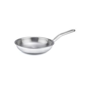 Poêle à frire professionnelle en acier inoxydable avec couvercle en acier inoxydable, compatible lave-vaisselle et four, à prix avantageux - Product Image 4