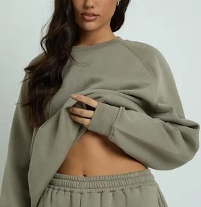 Conjunto de Sudadera y Pantalones Deportivos Casuales de Algodón Suave para Mujer, Proveedor Mayorista de Marca Privada OEM/ODM con Logotipo Personalizado - Product Image 6