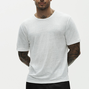 T-shirt décontracté pour homme, manches courtes, col rond, coton léger, vêtements d'été confortables - Product Image 2