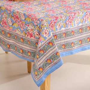 Mantel de Mesa Bordado de Diseño Indio para Bodas y Fiestas, 100% Algodón, Manteles para Mesa de Cocina - Product Image 4