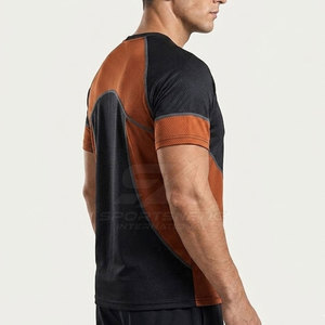 เสื้อยืดออกกำลังกายผู้ชายทรงทันสมัย คอกลม ใส่สบาย เหมาะสำหรับการออกกำลังกายและการสวมใส่ในชีวิตประจำวัน - Product Image 5