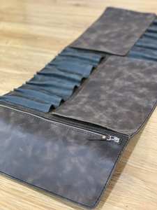 Étui à couteaux en cuir de qualité, sac de rangement pour couteaux de chef, organiseur d'outils culinaires professionnel, étui de voyage pour cuisine, anti-odeurs - Product Image 6