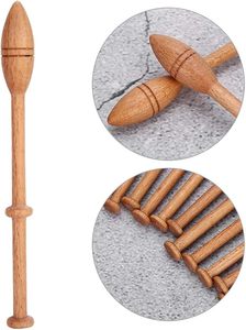Kit de encaje de bobina, herramienta de tejido con aguja de madera, herramientas de tejido de madera torneada artesanales francesas antiguas y vintage para principiantes - Product Image 5