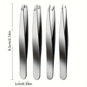 ชุดแหนบมืออาชีพ สแตนเลสสตีล เหมาะสำหรับการตกแต่งทรงคิ้ว กำจัดขน กำจัดเศษขน และกำจัดขนคุด มากกว่านี้ด้วย - Product Image 1