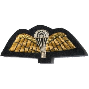 Gold Bullion Embroidered Parachute Wings <b>Patch</b> <b>Sew</b>-<b>On</b> Nonwoven Felt Irregular Shape Cloth Decoration - Product Image 6
