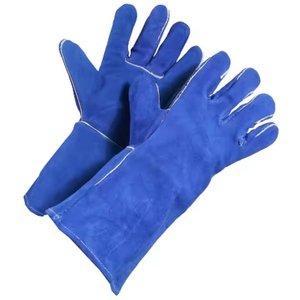 Gants de sécurité en cuir de vachette pleine fleur de qualité supérieure, réfléchissants, pour la construction, la lutte contre les incendies, résistants à l'abrasion, pour le travail - Product Image 1