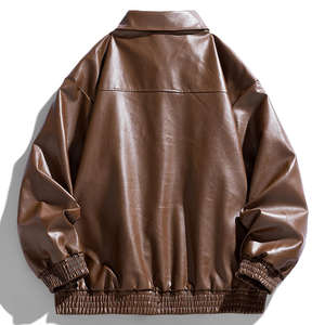 Chaqueta de cuero de diseño de moda para hombre, nueva llegada, chaquetas de cuero para hombre, chaqueta de cuero vacuno de primera calidad - Product Image 2