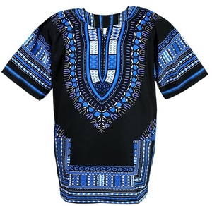 Three Quarter Sleeve Fancy Festival Print <b>African</b> Dashiki T <b>Shirts</b> Short Sleeve Cultural Village & Urban Style Dashiki <b>Shirts</b> - Product Image 3