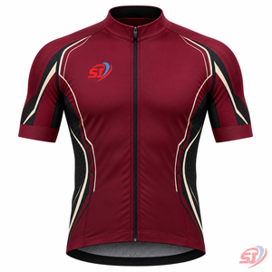 Jersey de Ciclismo Personalizado para Hombre, Transpirable, Sin Mangas, de Poliéster, con Impresión por Sublimación, para Carreras y Eventos, Proveedor de Ropa de Ciclismo - Product Image 1