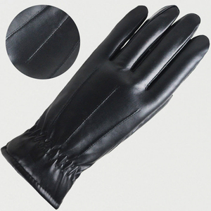 Guantes de Conducción de Invierno de Cuero de Alta Calidad, Protección para las Manos, Profesionales, Unisex, con Pantalla Táctil - Product Image 2
