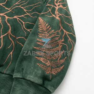 Sudadera con capucha de algodón prémium OEM ODM con cremallera frontal y pedrería, estilo casual urbano, ropa de invierno para hombre, venta al por mayor - Product Image 6