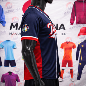 Maillot de baseball unisexe grande taille à séchage rapide, respirant, anti-humidité, 100 % polyester, personnalisable par sublimation - Product Image 3