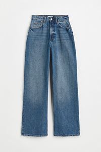 Pantalon droit élastique uni, pantalon long décontracté, nouveau style rétro pour femmes, jean à jambes larges - Product Image 4
