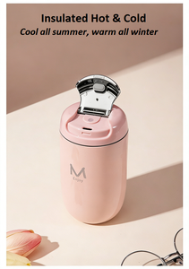 Ensemble cadeau tasse à café et masque pour les yeux en acier inoxydable 316 pour les soins personnels, les fêtes / Noël / la Saint-Valentin - Product Image 4