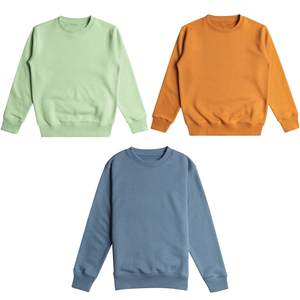 Sweat-shirt en coton uni à col rond surdimensionné pour homme, impression personnalisée du logo, saison automne-hiver, sans capuche, design personnalisé - Product Image 5