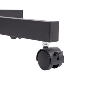 Soporte de TV móvil de 23-60 pulgadas Ruedas Estante de medios rodantes de inclinación ajustable en altura para televisores LED LCD OLED curvados planos VESA 400x400mm - Product Image 2