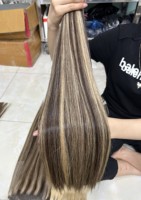Extensions de cheveux humains vierges Remy en gros, tissées à la machine, double trame, styles lisses, ondulés, bouclés, ondulés profonds et naturels