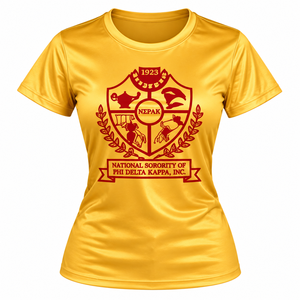 Camiseta KDP para mujer, camiseta clásica con cuello redondo y manga corta, camiseta con estampado gráfico inspirado en la hermandad, ligera, cómoda y a la moda - Product Image 3