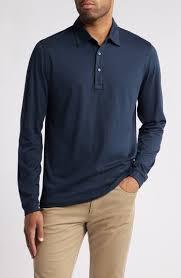 Polo de Manga Larga Premium para Hombre con Bolsillo en el Pecho |   Algodón Jersey Ligero y Transpirable |   Ropa de Trabajo Personalizada de Alto Rendimiento - Product Image 2