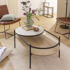 Mesa de centro Vandana Aston Neo de madera de mango - Product Image 4